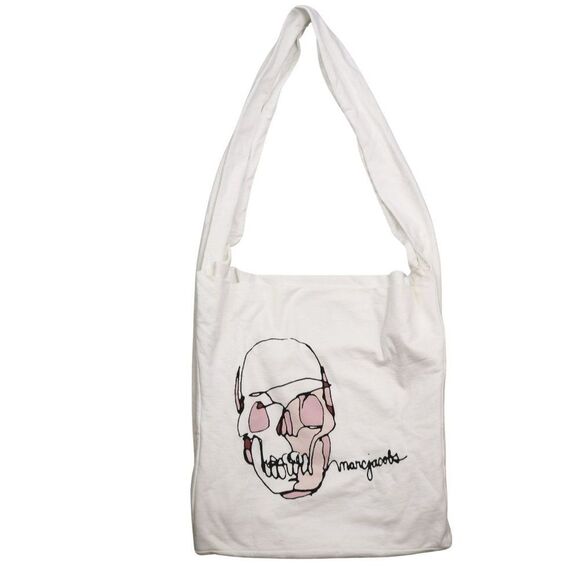 NEW Marc by Marc Jacobs SKULL Cotton Sling Bag - Picture 4 of 6
